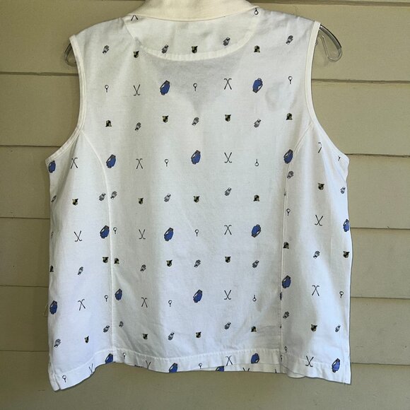 MONTEREY CLUB Ladies Sleeveless Golf Polo Top - Picture 5 of 7